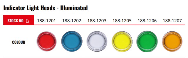 RS PRO Indicator Light Heads RS PRO Indicator Light Heads