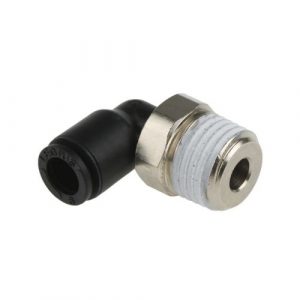 Legris LF3000 Series Elbow Threaded Adaptor, R 14 Male to Push In 6 mm