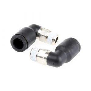 Legris LF3000 Series Elbow Threaded Adaptor, R 18 Male to Push In 8 mm