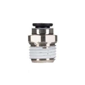 Legris LF3000 Series Straight Threaded Adaptor, R 14 Male to Push In 6 mm