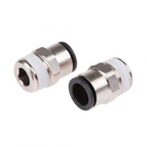 Legris LF3000 Series Straight Threaded Adaptor, R 38 Male to Push In 10 mm
