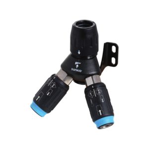Transair® 2 Port 45° Wall Bracket with Coupler