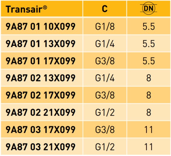 Transair® Male Probe - BSP Parallel datasheet 2
