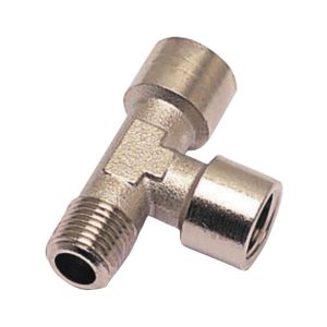 Transair® Male Stud Run Tee, Female BSP Parallel, Male BSP Taper
