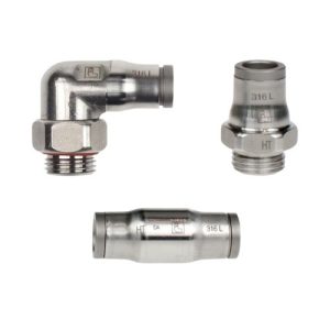 LF 3800 - 316L Stainless Steel Push-In Fittings for Aggressive Environments