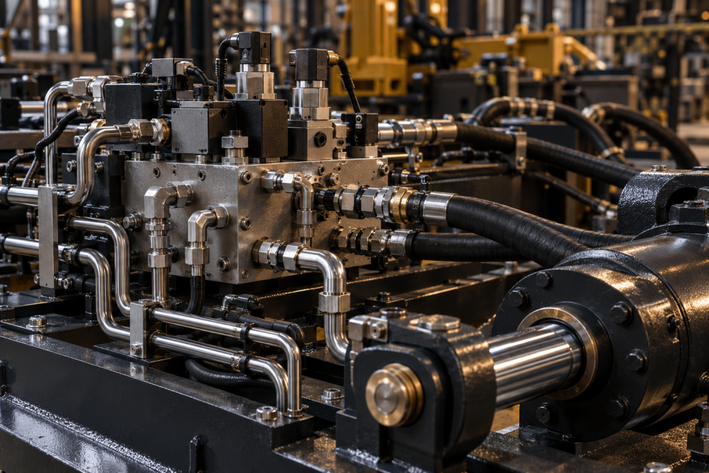 Engineered high-pressure hydraulic manifold