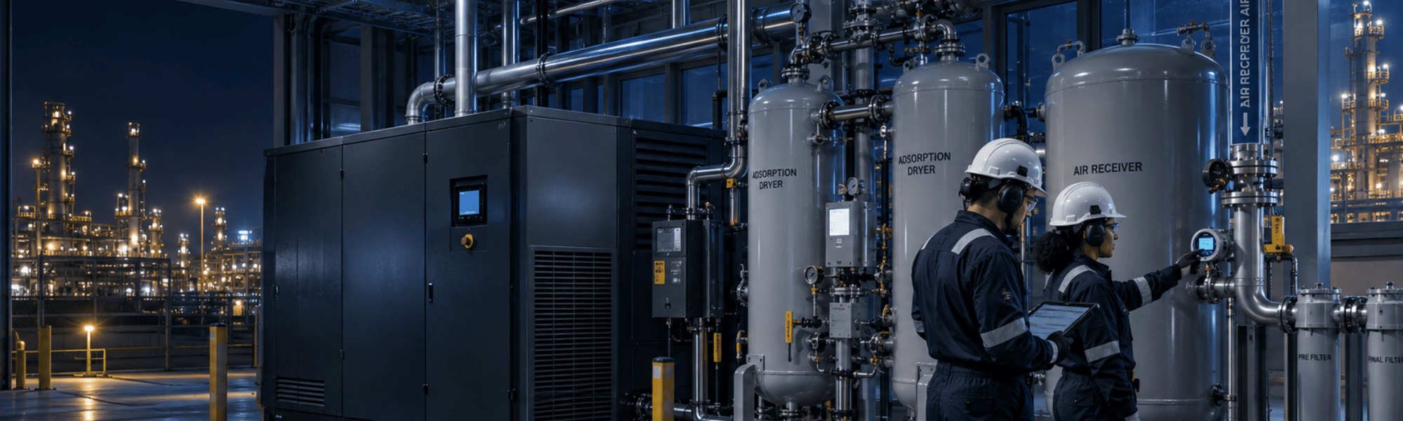 Night-Shift Reliability Check in Compressor Room