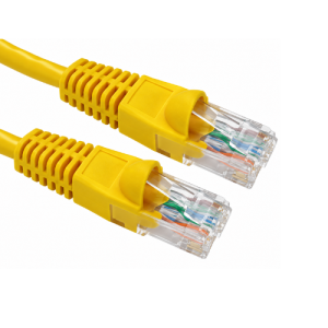 RS PRO Cat6 Ethernet Cable, Yellow RJ45 Male to RJ45 Male, UTP PVC