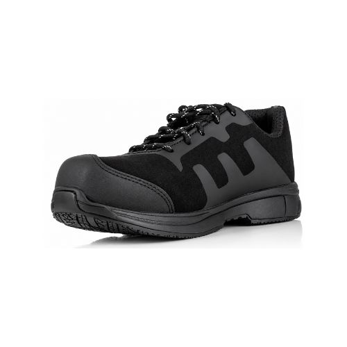 RS PRO Men's Black Fibreglass Safety Trainer, UK 8, EU 42