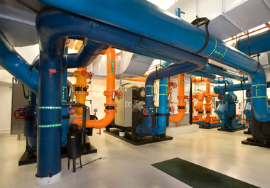 industrial chiller room