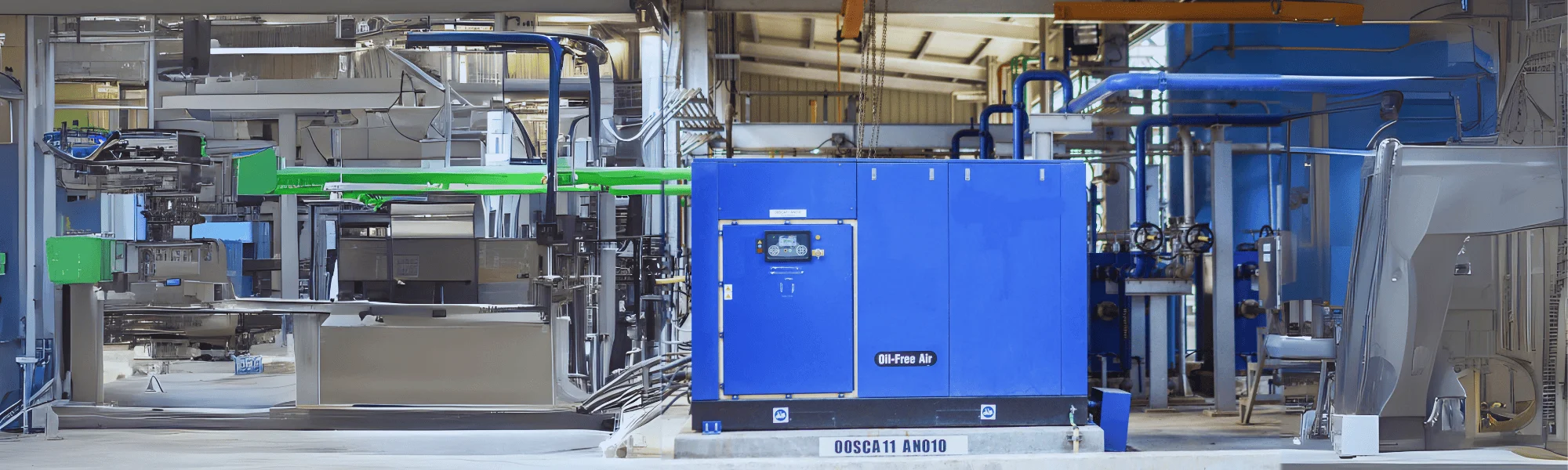 Oil free air compressor banner