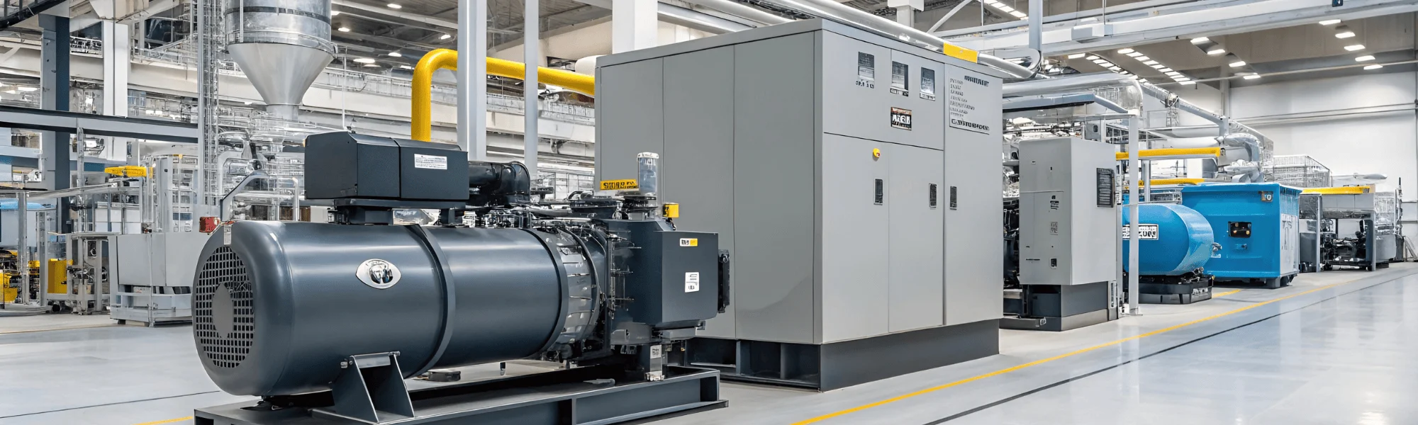 Oil flooded air compressor banner